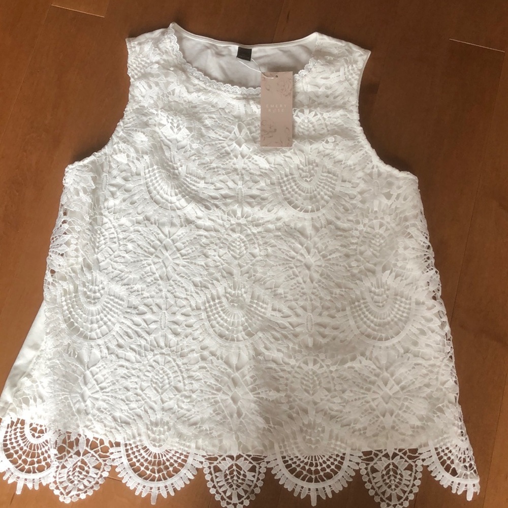 Lace tank top